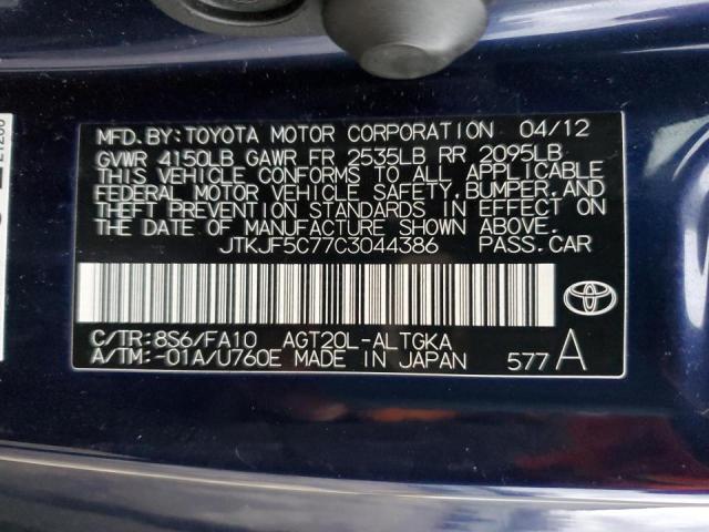 Photo 11 VIN: JTKJF5C77C3044386 - TOYOTA SCION TC 