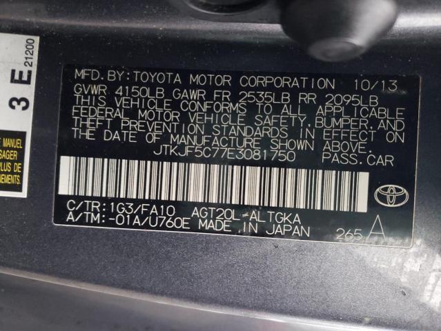 Photo 9 VIN: JTKJF5C77E3081750 - TOYOTA SCION TC 