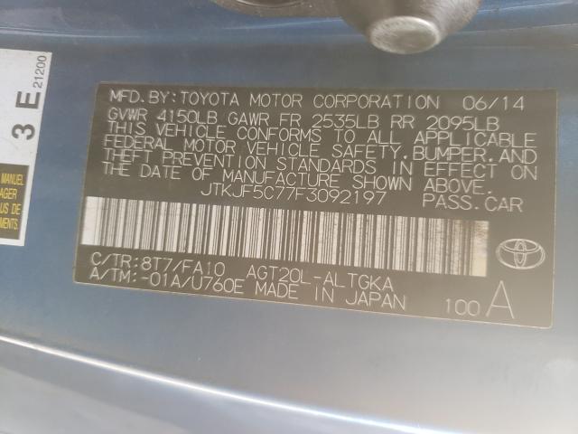 Photo 9 VIN: JTKJF5C77F3092197 - TOYOTA SCION TC 