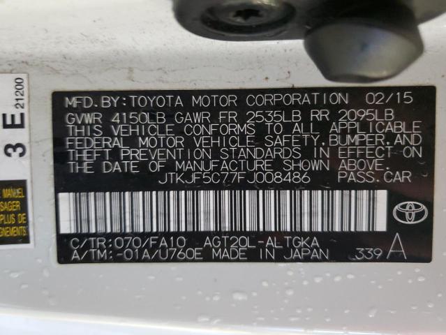 Photo 11 VIN: JTKJF5C77FJ008486 - TOYOTA SCION TC 