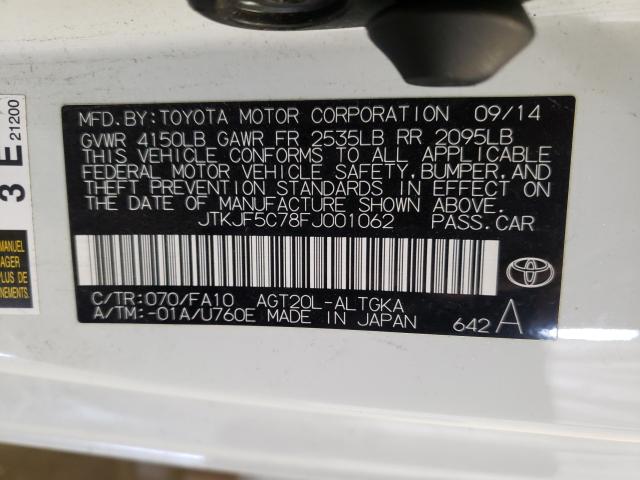 Photo 9 VIN: JTKJF5C78FJ001062 - TOYOTA SCION TC 