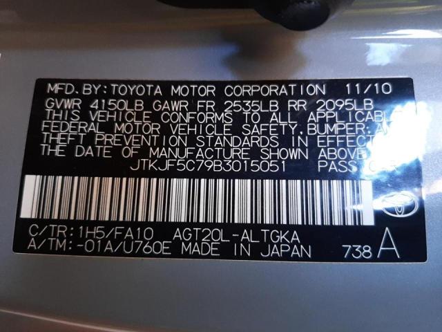 Photo 9 VIN: JTKJF5C79B3015051 - TOYOTA SCION TC 