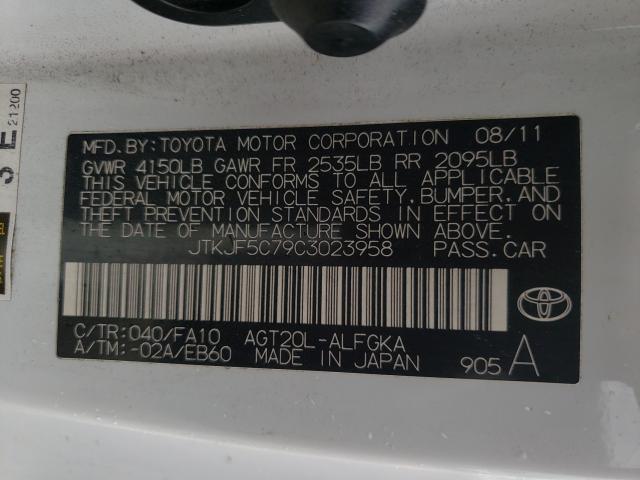 Photo 9 VIN: JTKJF5C79C3023958 - TOYOTA SCION TC 