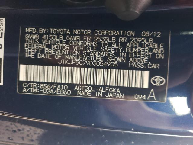 Photo 12 VIN: JTKJF5C79D3054905 - TOYOTA SCION TC 