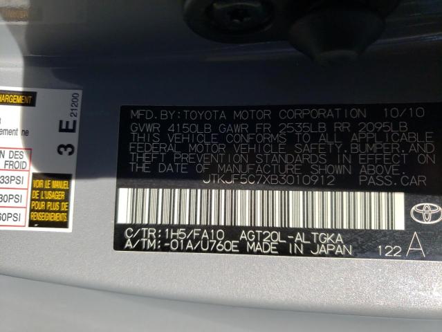 Photo 12 VIN: JTKJF5C7XB3010912 - TOYOTA SCION TC 