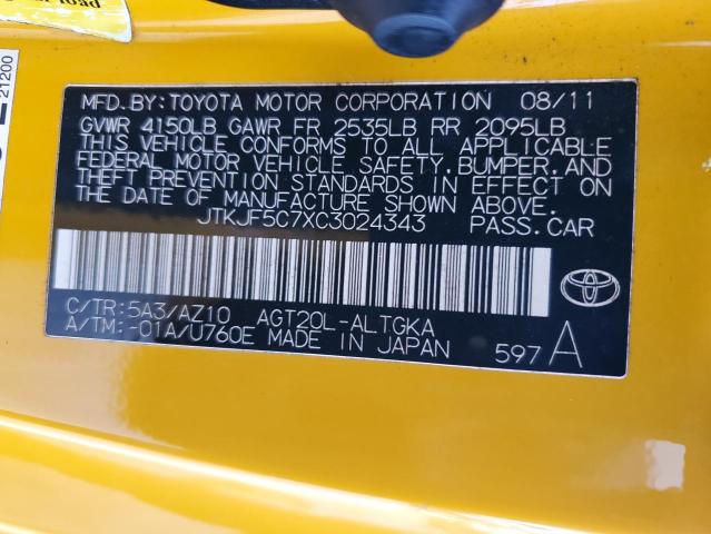 Photo 11 VIN: JTKJF5C7XC3024343 - TOYOTA SCION 