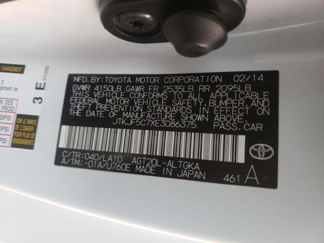 Photo 9 VIN: JTKJF5C7XE3086375 - TOYOTA SCION TC 