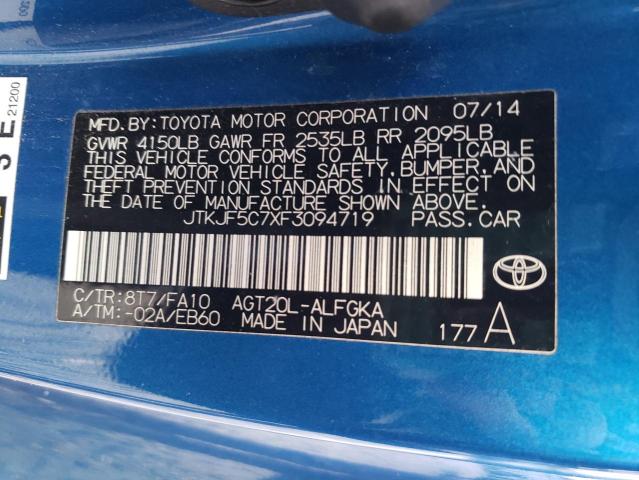 Photo 11 VIN: JTKJF5C7XF3094719 - TOYOTA SCION TC 