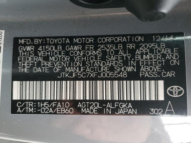 Photo 9 VIN: JTKJF5C7XFJ005548 - TOYOTA SCION TC 