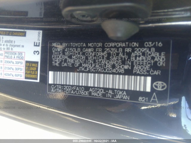 Photo 8 VIN: JTKJF5C7XGJ024098 - SCION TC 