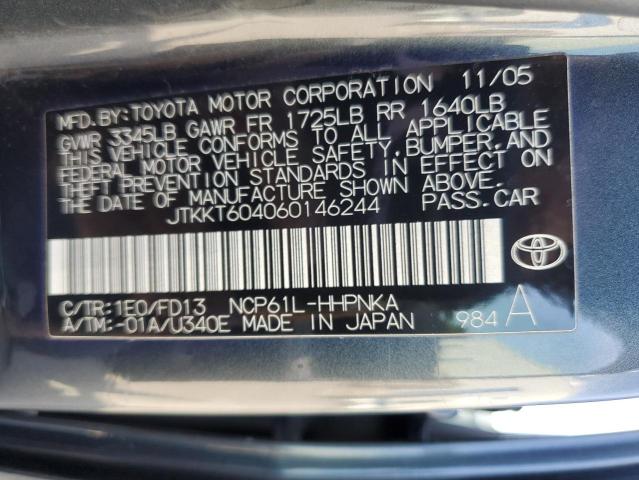 Photo 12 VIN: JTKKT604060146244 - TOYOTA SCION XA 