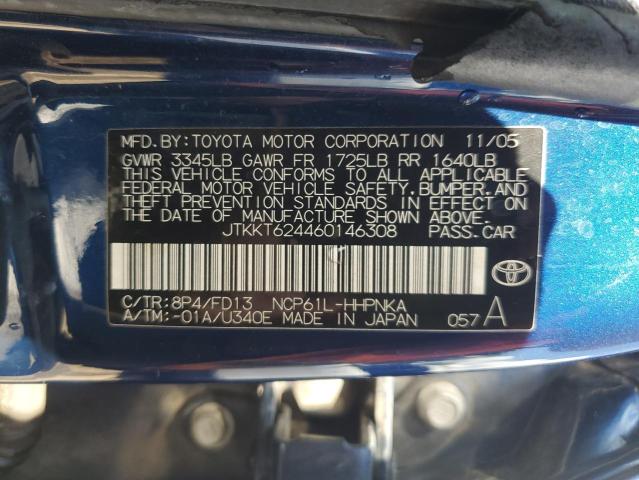 Photo 13 VIN: JTKKT624460146308 - TOYOTA SCION XA 