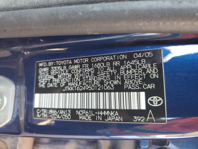 Photo 11 VIN: JTKKT624950121063 - TOYOTA SCION XA 