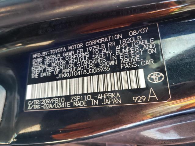 Photo 11 VIN: JTKKU10418J008936 - TOYOTA SCION XD 