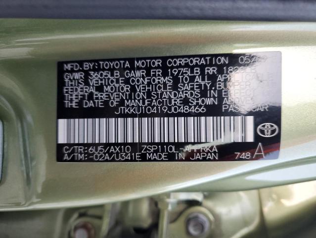 Photo 11 VIN: JTKKU10419J048466 - TOYOTA SCION 