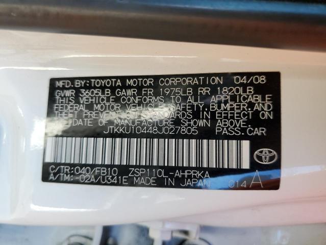 Photo 11 VIN: JTKKU10448J027805 - TOYOTA SCION XD 