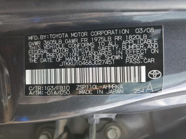 Photo 11 VIN: JTKKU10468J027451 - TOYOTA SCION XD 