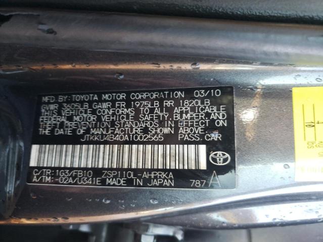 Photo 9 VIN: JTKKU4B40A1002565 - TOYOTA SCION XD 