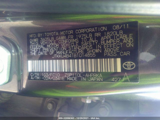 Photo 8 VIN: JTKKU4B41B1014855 - SCION XD 