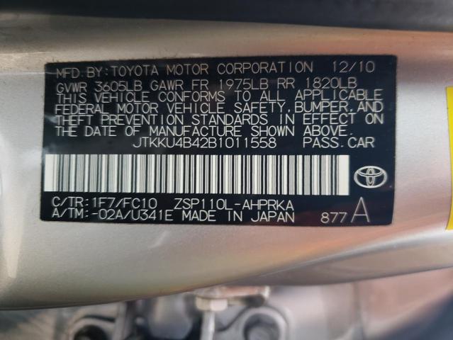 Photo 11 VIN: JTKKU4B42B1011558 - TOYOTA SCION 