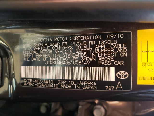 Photo 9 VIN: JTKKU4B43B1008149 - TOYOTA SCION XD 