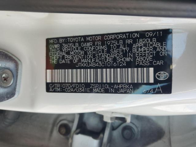 Photo 11 VIN: JTKKU4B43C1016124 - TOYOTA SCION XD 