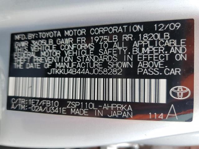 Photo 11 VIN: JTKKU4B44AJ058282 - TOYOTA SCION XD 