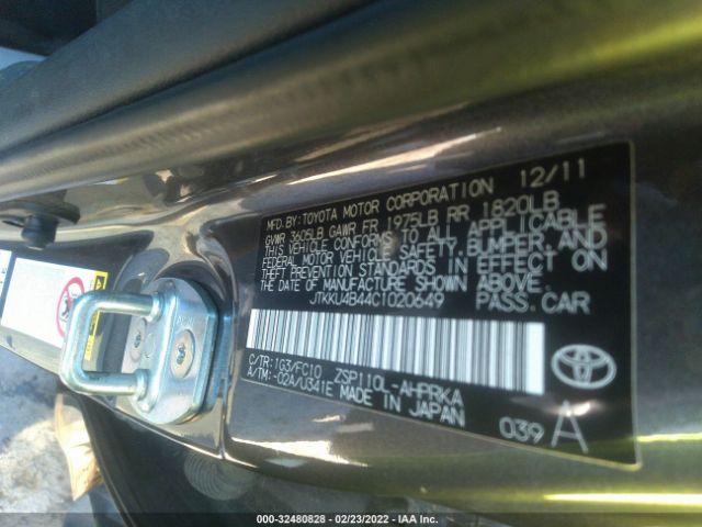 Photo 8 VIN: JTKKU4B44C1020649 - SCION XD 