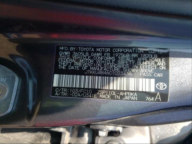 Photo 9 VIN: JTKKU4B46C1023438 - TOYOTA SCION XD 