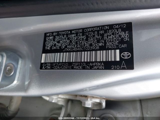 Photo 8 VIN: JTKKU4B46C1023908 - SCION XD 