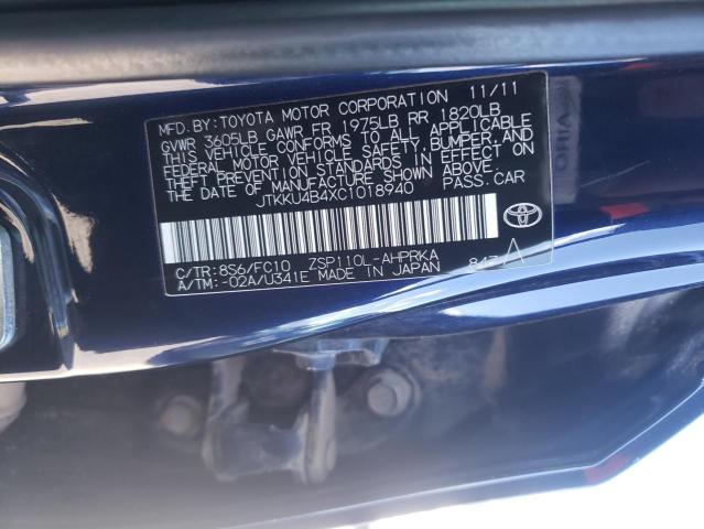 Photo 12 VIN: JTKKU4B4XC1018940 - TOYOTA SCION XD 