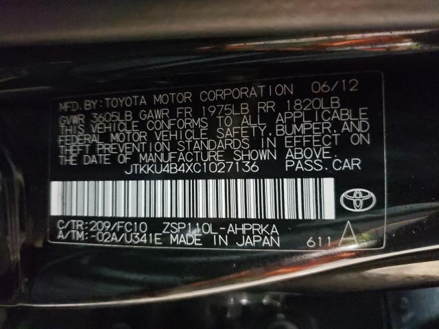 Photo 9 VIN: JTKKU4B4XC1027136 - TOYOTA SCION XD 