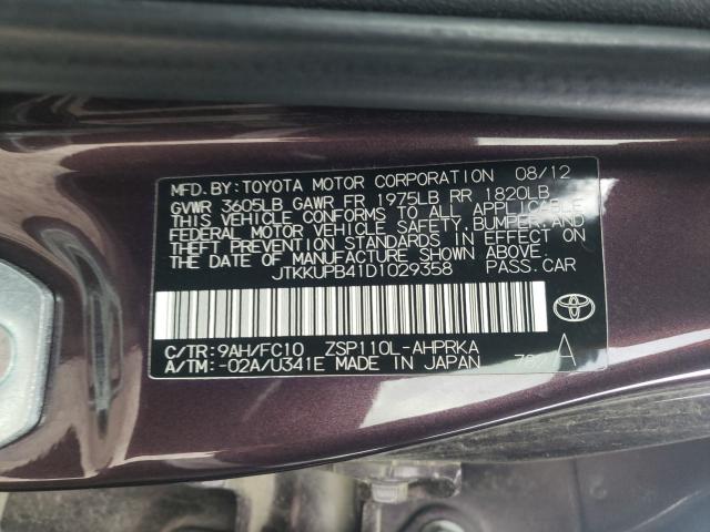 Photo 9 VIN: JTKKUPB41D1029358 - TOYOTA SCION XD 