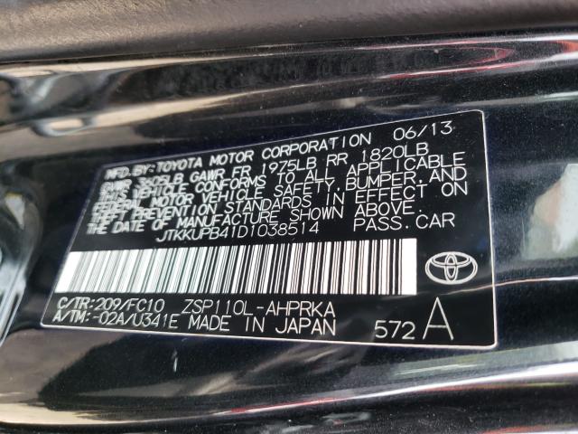 Photo 9 VIN: JTKKUPB41D1038514 - TOYOTA SCION XD 