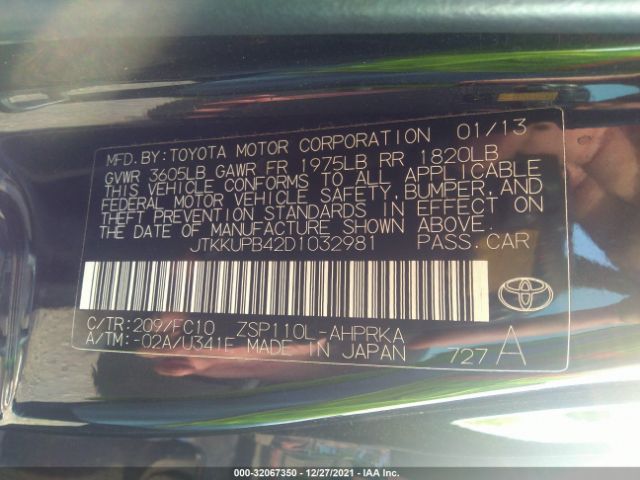 Photo 8 VIN: JTKKUPB42D1032981 - SCION XD 