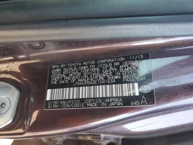 Photo 11 VIN: JTKKUPB42E1041634 - TOYOTA SCION XD 