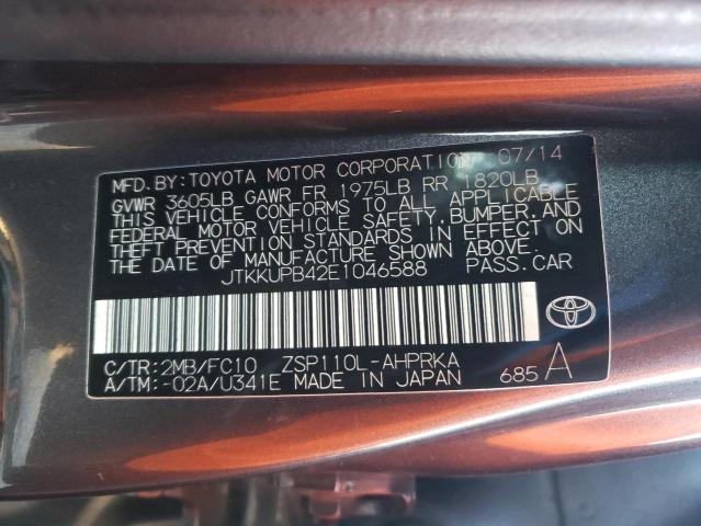 Photo 9 VIN: JTKKUPB42E1046588 - TOYOTA SCION XD 