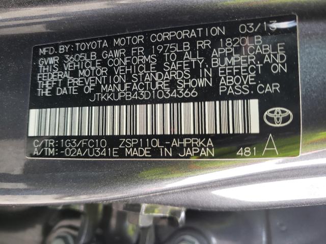 Photo 9 VIN: JTKKUPB43D1034366 - TOYOTA SCION XD 