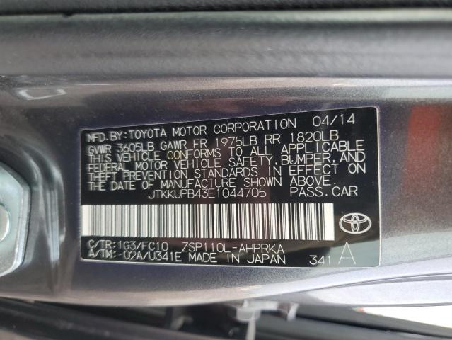 Photo 11 VIN: JTKKUPB43E1044705 - TOYOTA SCION 