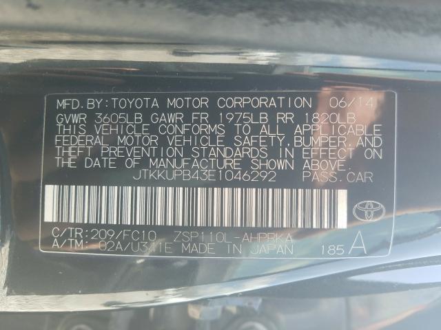 Photo 9 VIN: JTKKUPB43E1046292 - TOYOTA SCION XD 