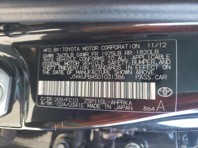 Photo 9 VIN: JTKKUPB45D1031386 - TOYOTA SCION XD 