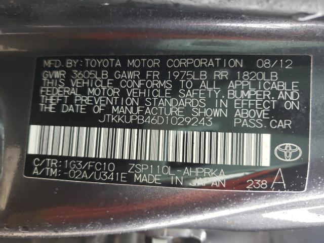 Photo 9 VIN: JTKKUPB46D1029243 - TOYOTA SCION XD 