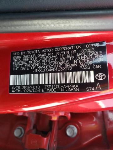 Photo 9 VIN: JTKKUPB46D1032272 - TOYOTA SCION 