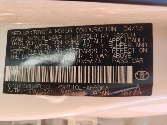 Photo 9 VIN: JTKKUPB46D1035673 - TOYOTA SCION XD 