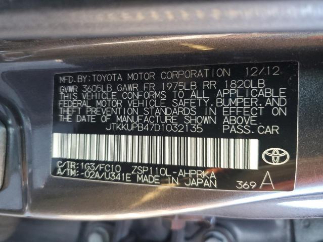 Photo 11 VIN: JTKKUPB47D1032135 - TOYOTA SCION XD 