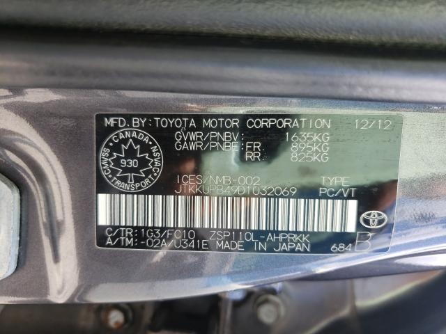 Photo 9 VIN: JTKKUPB49D1032069 - TOYOTA SCION XD 