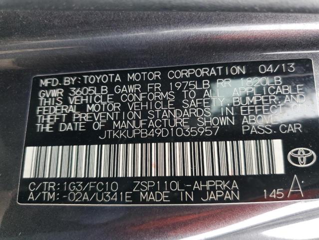 Photo 11 VIN: JTKKUPB49D1035957 - TOYOTA SCION XD 