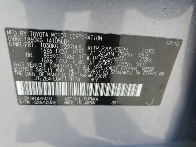 Photo 12 VIN: JTLZE4FE0A1118178 - SCION XB 