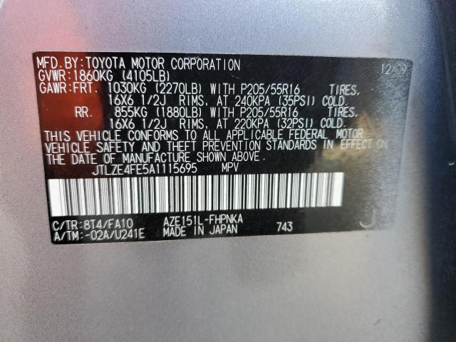 Photo 11 VIN: JTLZE4FE5A1115695 - TOYOTA SCION 