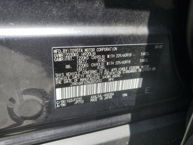 Photo 12 VIN: JTM16RFV2NJ015692 - TOYOTA RAV4 